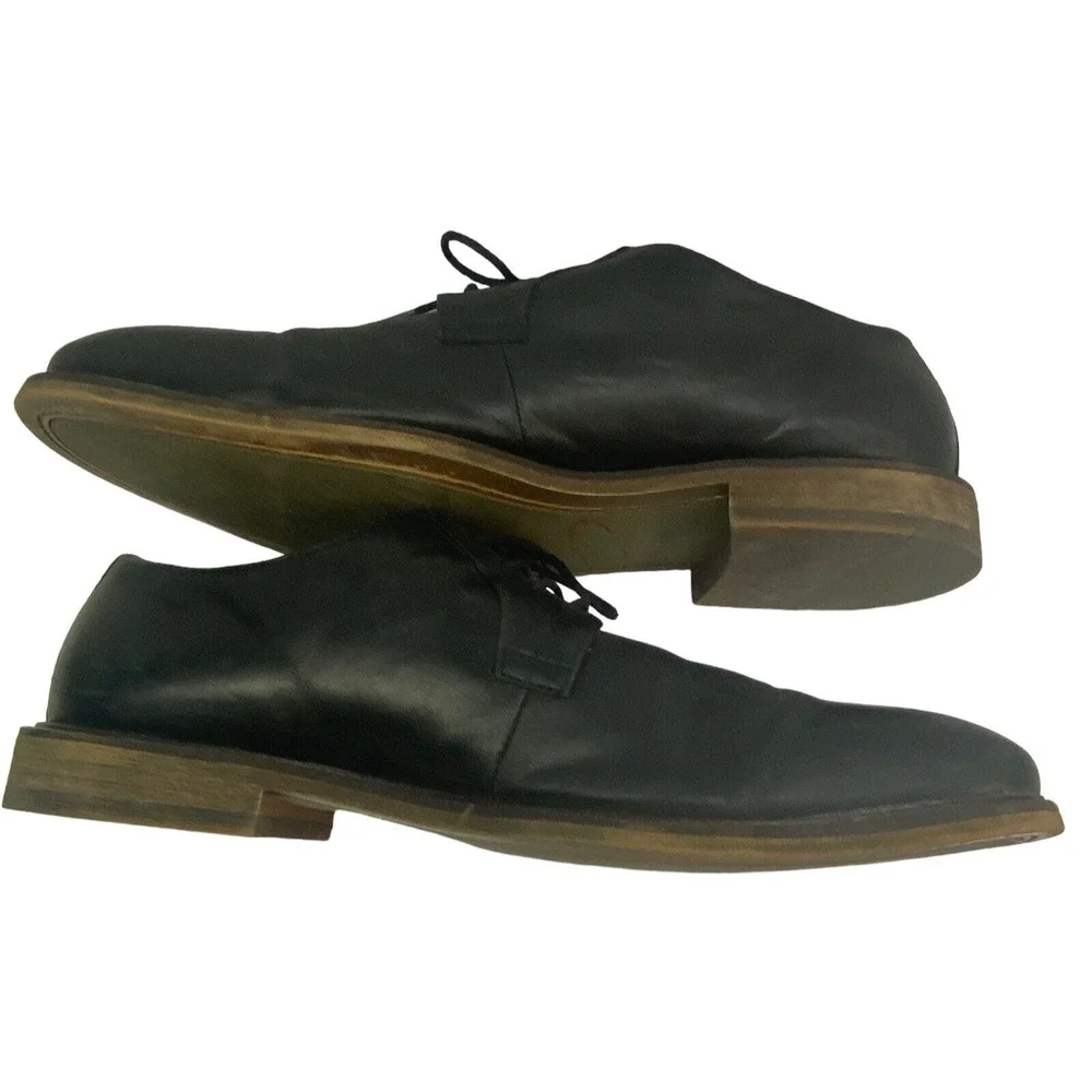 ASTON GREY Men Grenasien Oxford Shoes Size 8 Black Lace‎ Up Office Business